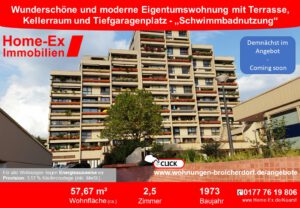 Eigentumswohnung zu verkaufen Wohnpark Broicherdorf Kaarst 58m2 - in Kürze